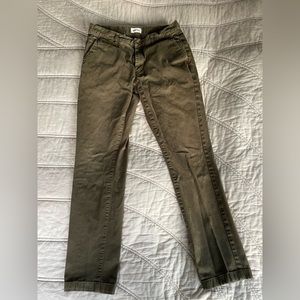 Taylor Stitch Democratic Chino in Organic Olive
